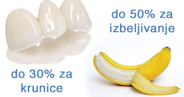 Izbeljivanje, krunice - akcija